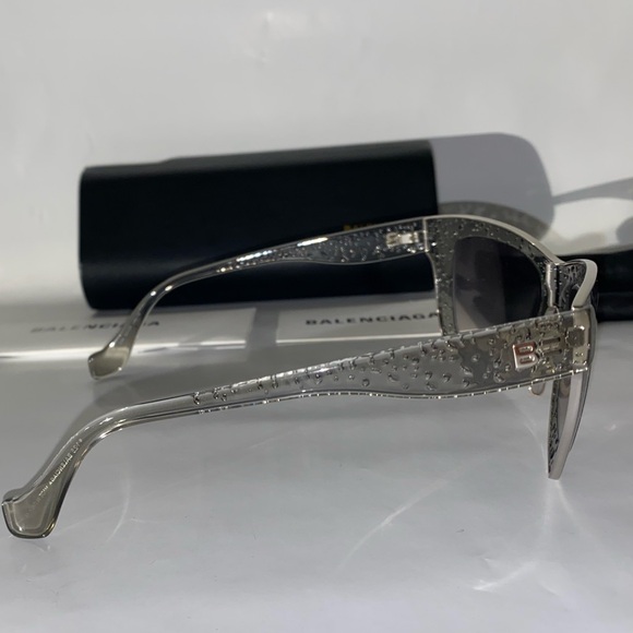 BALENCIAGA Clear Bubble Sunglasses NIB - Picture 7 of 11
